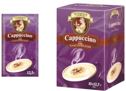 Напиток кофейный растворимый Cappuccino 3 в 1 "Петровская Слобода" классический