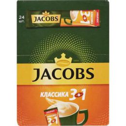 Напиток кофейный растворимый Jacobs 3 в 1 Классика
