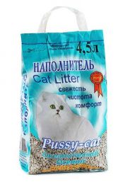 Наполнитель для кошачьего туалета "Pussy Cat" Океанический