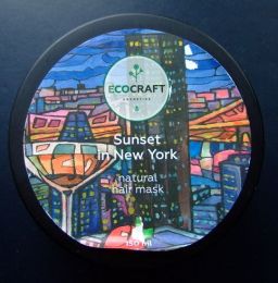 Натуральная маска для блеска и густоты волос Ecocraft cosmetics Sunset in New York