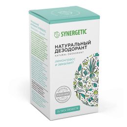 Натуральный дезодорант Synergetic "Лемонграсс - эвкалипт"