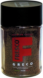 Натуральный растворимый сублимированный кофе Fresco Greco