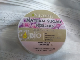 Натуральный сахарный пилинг "Nacomi" Bio Rose&Argan oil