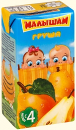 Нектар для детей "Малышам" груша