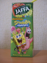 Нектар Jaffa Kinder SpongeBob Squarepants Виноград-яблоко