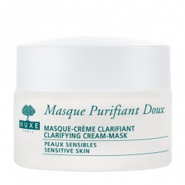 Нежная очищающая крем-маска для лица Nuxe Masque Purifiant Doux Aux Petales De Rose