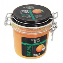 Очищающий скраб для тела Organic Shop "Сахарный мандарин"