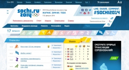 Официальный сайт олимпийских игр Сочи 2014 sochi2014.com