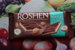 Ореховая нуга Roshen Hazelnut Nougat milk chocolatе