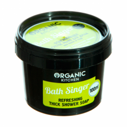 Освежающее густое мыло для душа для волос и тела Organic Kitchen by Organic Shop "Bath Singer"