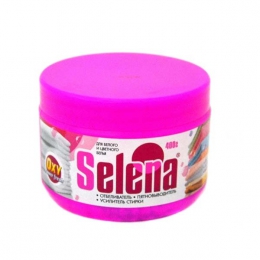 Отбеливатель, пятновыводитель и усилитель стирки Selena Oxy Power fresh для белого и цветного белья
