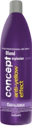 Оттеночный бальзам для волос Concept blond explosion anti-yellow effect "Арктический блонд"