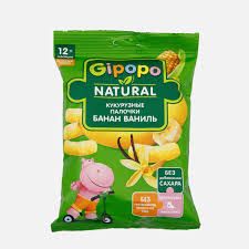 Палочки Gipopo кукурузные Банан-ваниль