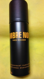 Парфюмированный дезодорант для мужчин "Ambre Noir" Yves Rocher