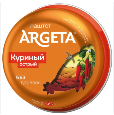 Паштет Argeta куриный острый