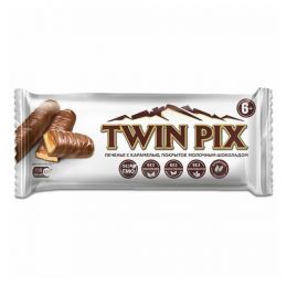 Печенье Савинов Twin Pix с карамелью в молочном шоколаде