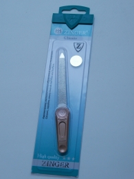 Пилка для ногтей металлическая Zinger Classic FB-40-5-BR