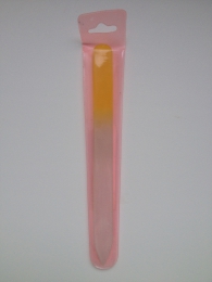 Стеклянная пилочка для ногтей с двухцветной ручкой Yangdong YFLY B.A.M.