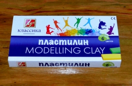 Пластилин "Modelling Clay" Луч 6 цветов