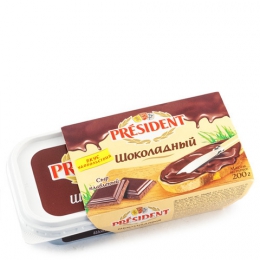 Плавленый сыр "President" шоколадный