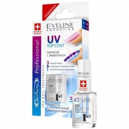Покрытие с эффектом UV Eveline UV Top coat 3 в 1