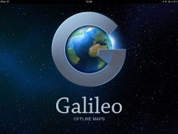 Приложение Galileo Offline Maps для iPad