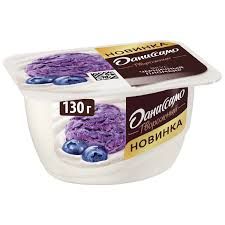 Продукт творожный Danone Даниссимо со вкусом черничного пломбира 5.6%