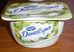 Продукт творожный Danone "Даниссимо" с киви