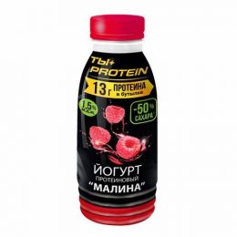 Протеиновый йогурт питьевой РостАгроЭкспорт Малина 1,5%