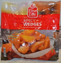 Пряные картофельные дольки замороженные Spicy Wedges Fine Life