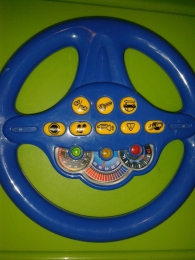 Руль игровой со свето-звуковыми эффектами Simba арт. 40196