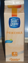Ряженка "Бон-дари" Premium 4%