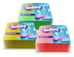 Салфетки "Sunny" бумажные цветные
