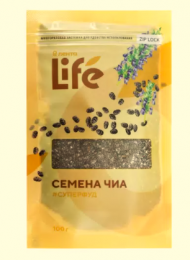 Семена Чиа Лента Life очищенные