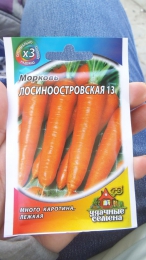 Семена Морковь Лосиноостровская 13 «Удачные семена» Гавриш