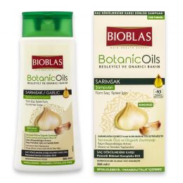 Шампунь Bioblas Botanic Oils с чесноком против выпадения волос