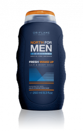 Шампунь для волос и тела Oriflame North For Men Fresh Wake Up Hair & Body "Норд - Утренняя свежесть"
