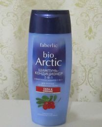 Шампунь-кондиционер 2-в-1 Faberlic Bio Arctic "Сила и сияние" с экстрактом арктической толокнянки