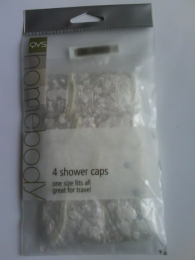 Шапочка для душа QVS homebody полиэтиленовая «4 Shower Caps»