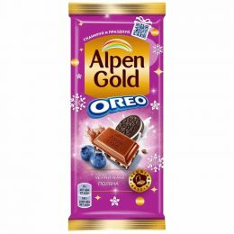 Шоколад "Alpen gold" Oreo Черничная поляна