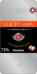 Шоколад Bucheron Standart горький шоколад с фундуком 72%