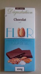 Шоколад "Dipa sas" Flor Degustation с миндалем, карамелью и морской солью