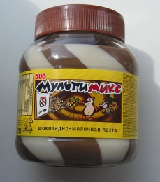 Шоколадно-молочная паста "Мультимикс" Duo