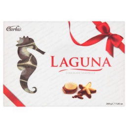 Шоколадные конфеты Carla Laguna Sea Shells Shaped Bonbons with Nut-Nougat Filling