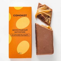 Шоколадный батончик "Самокат" Карамельный