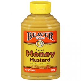 Сладкая горчица с медом Honey mustard Beaver Brand
