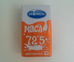 Сливочное масло "Экомилк" Крестьянское 72,5%