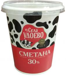 Сметана "Из села Удоево" 30%