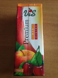 Сок осветленный "Vis" Premium Яблоко и вишня