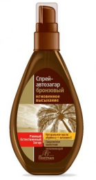 Спрей-автозагар бронзовый Floresan Натуральное масло абрикоса + витамин Е